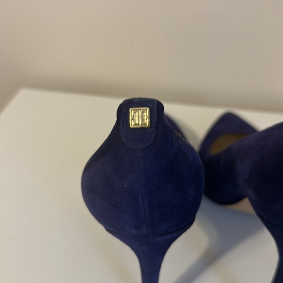 IVANKA TRUMP WOMEN'S BLUE SUEDE POINT TOE STILETTO PUMPS SIZE 11 - Picture 6 of 9